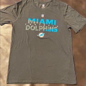 boys miami dolphins teeshirt size large 14/16